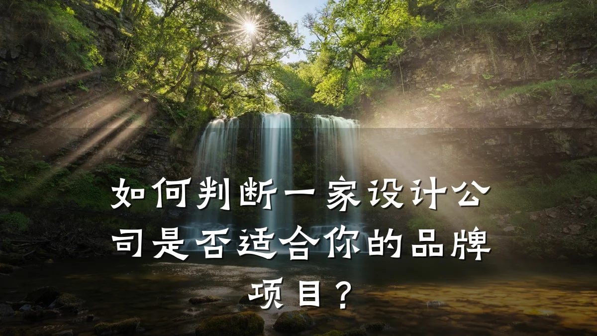 如何判断一家设计公司是否适合你的品牌项目?