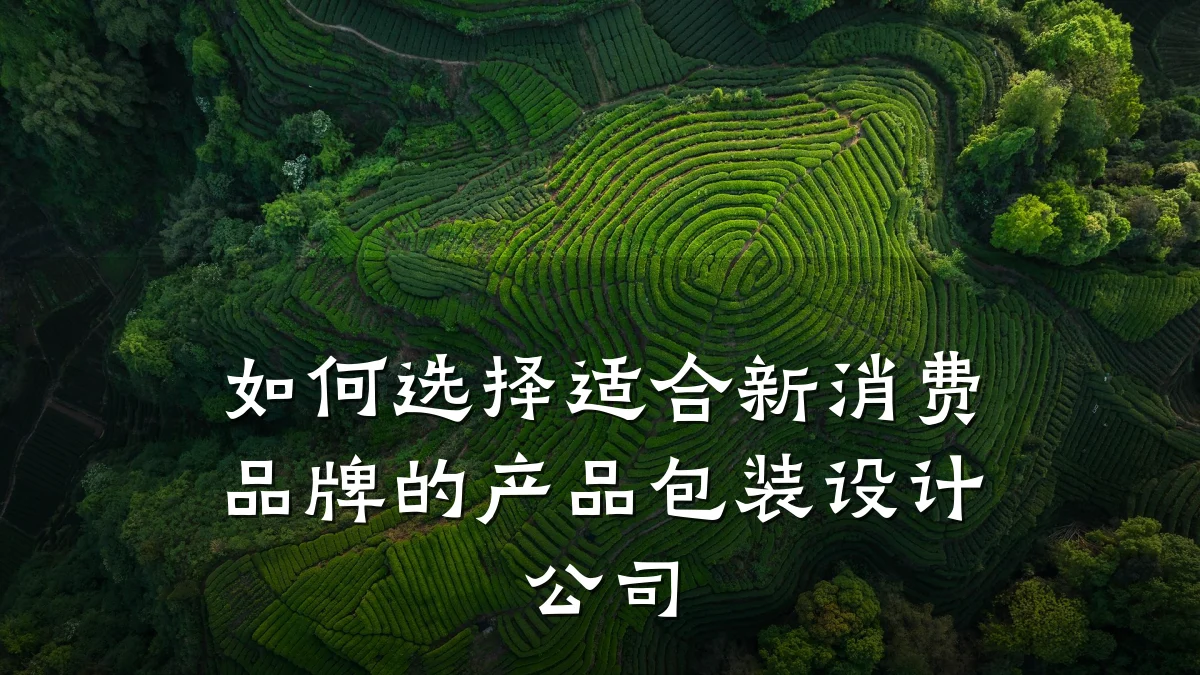 如何选择适合新消费品牌的产品包装设计公司
