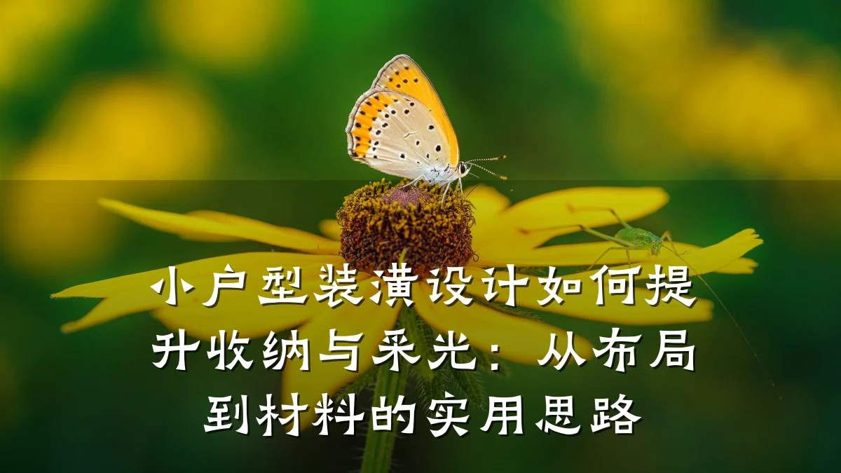 小户型装潢设计如何提升收纳与采光:从布局到材料的实用思路
