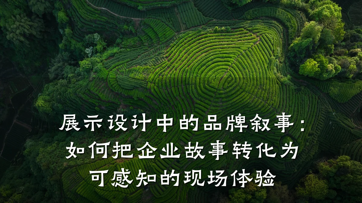 展示设计中的品牌叙事:如何把企业故事转化为可感知的现场体验