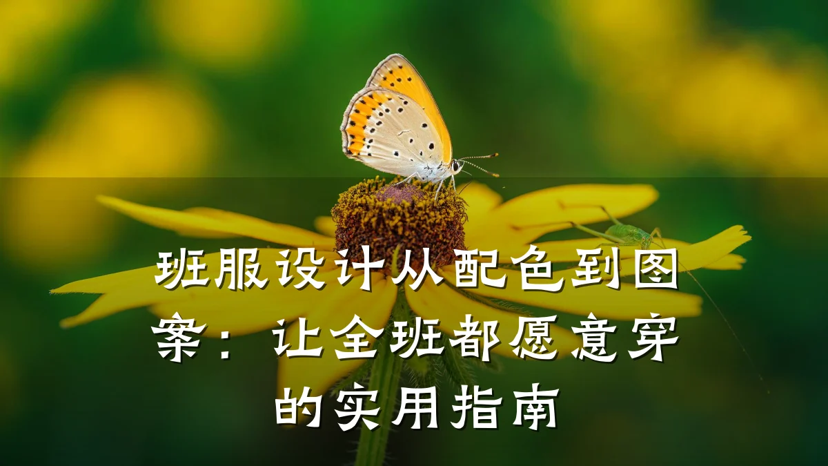 班服设计从配色到图案:让全班都愿意穿的实用指南