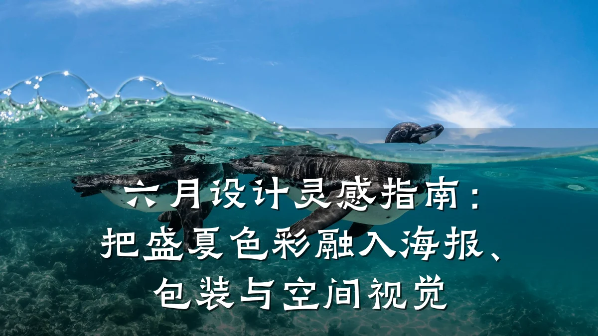 六月设计灵感指南:把盛夏色彩融入海报、包装与空间视觉
