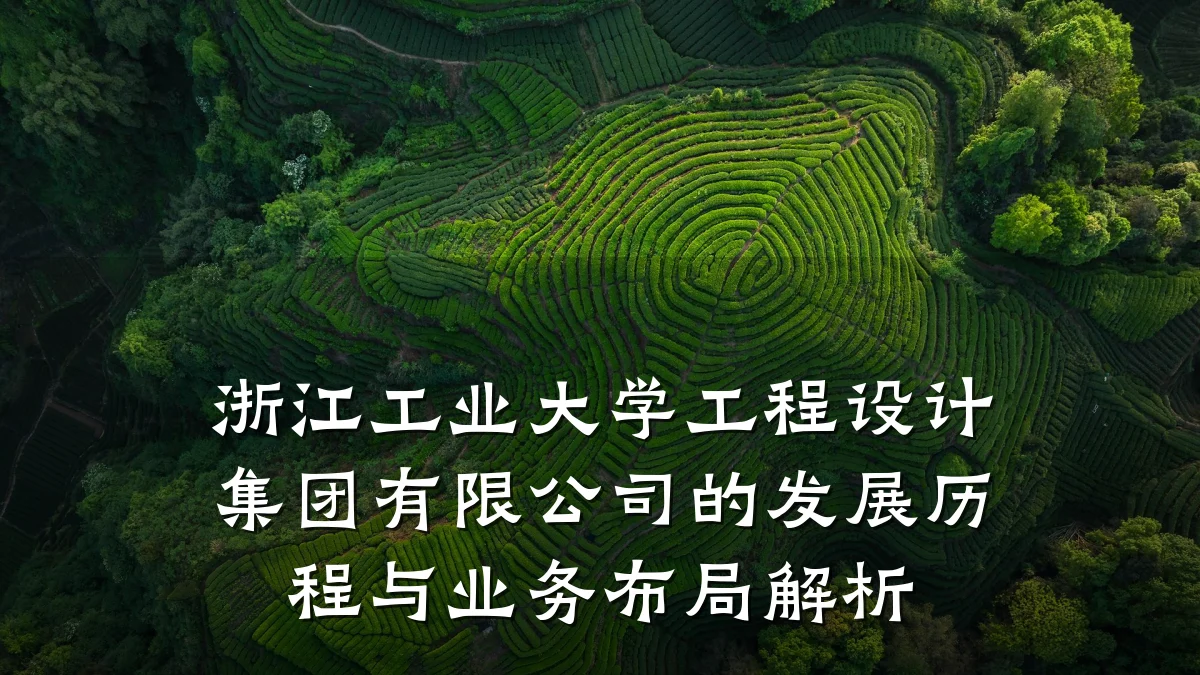 浙江工业大学工程设计集团有限公司的发展历程与业务布局解析