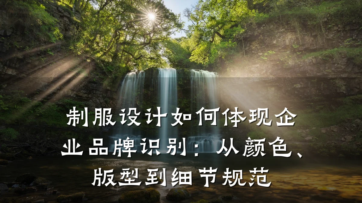 制服设计如何体现企业品牌识别:从颜色、版型到细节规范