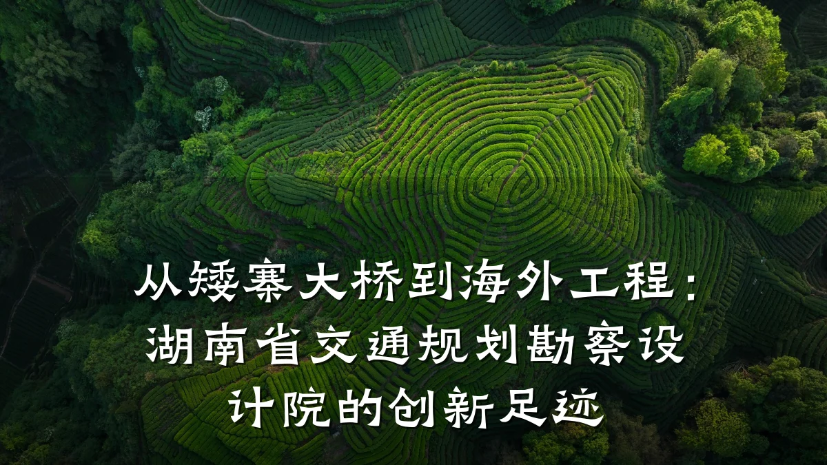 从矮寨大桥到海外工程:湖南省交通规划勘察设计院的创新足迹