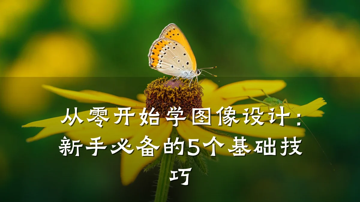 从零开始学图像设计：新手必备的5个基础技巧