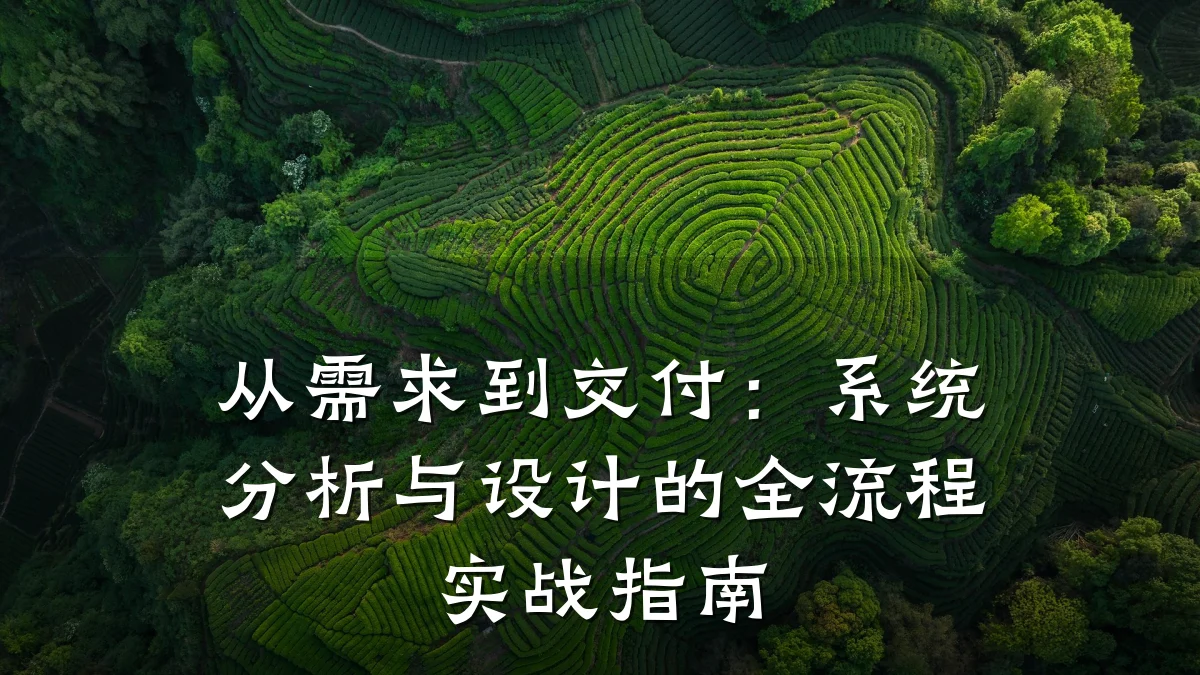 从需求到交付:系统分析与设计的全流程实战指南