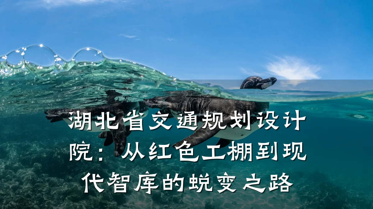 湖北省交通规划设计院:从红色工棚到现代智库的蜕变之路
