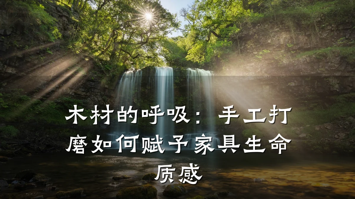 木材的呼吸:手工打磨如何赋予家具生命质感
