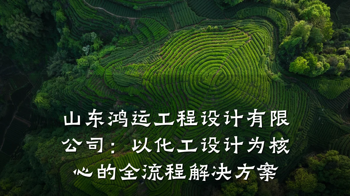 山东鸿运工程设计有限公司:以化工设计为核心的全流程解决方案