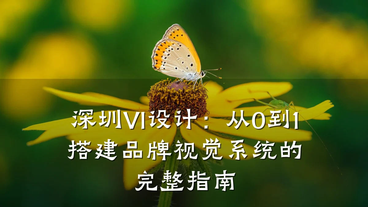 深圳VI设计：从0到1搭建品牌视觉系统的完整指南