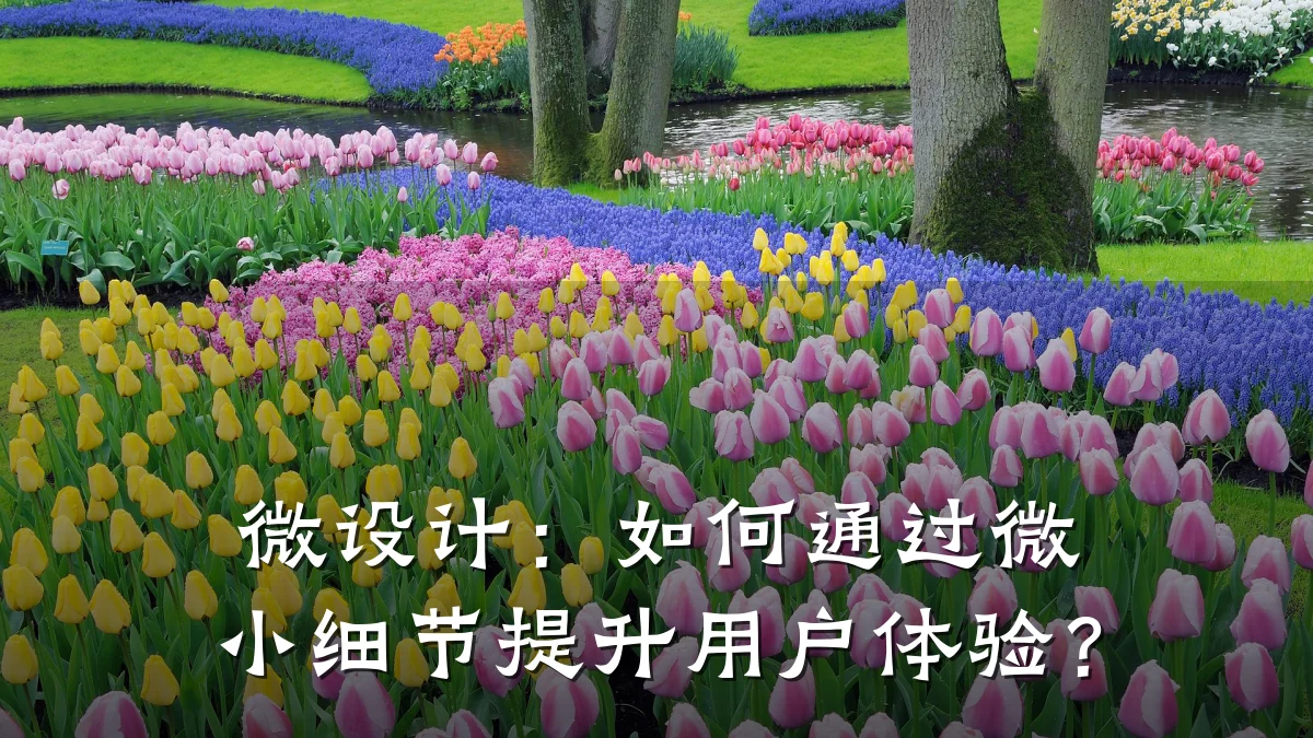 微设计:如何通过微小细节提升用户体验?