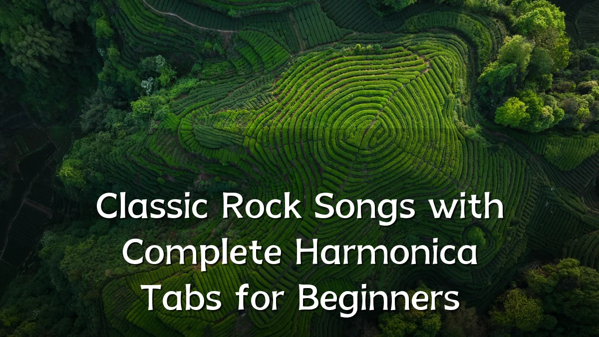 Classic Rock Songs with Complete Harmonica Tabs for Beginners
