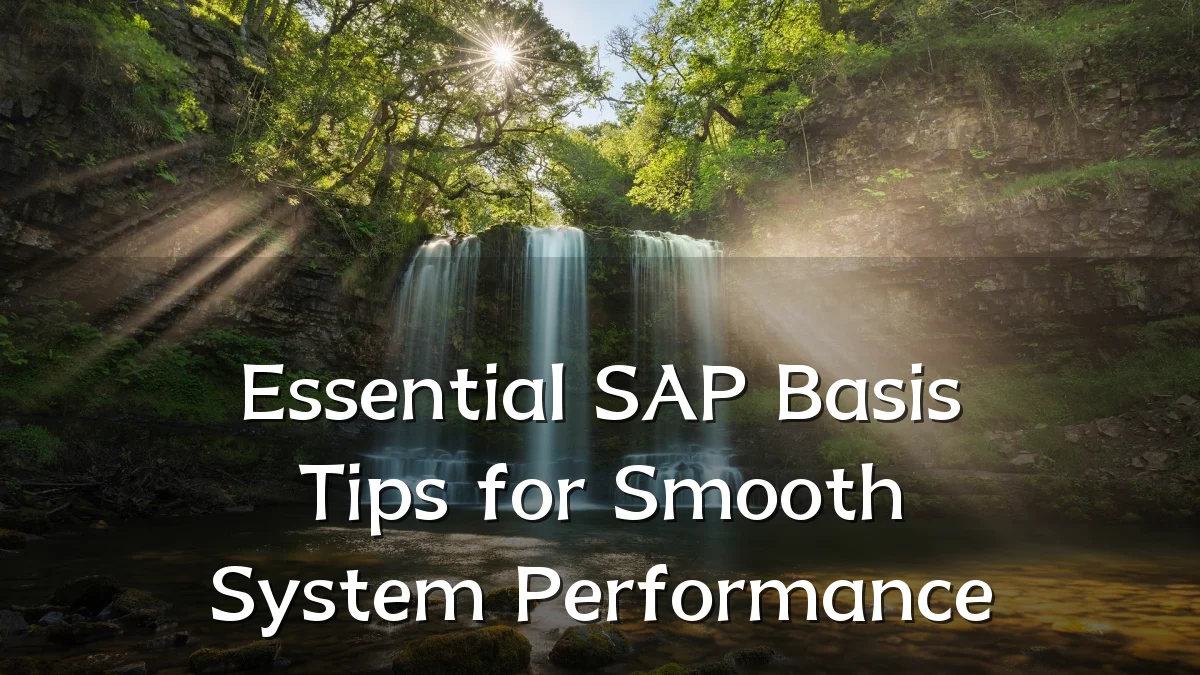 Essential SAP Basis Tips for Smooth System Performance