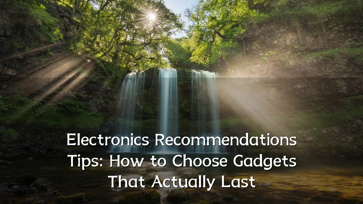 Electronics Recommendations Tips: How to Choose Gadgets That Actually Last